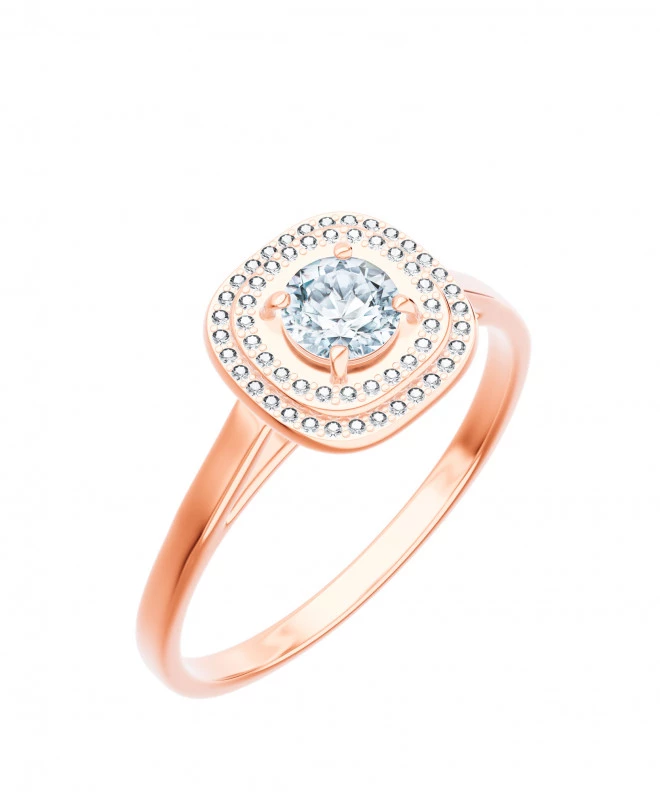Inel Bonore - Aur Roz 585 - Diamant 0,5 ct 104749