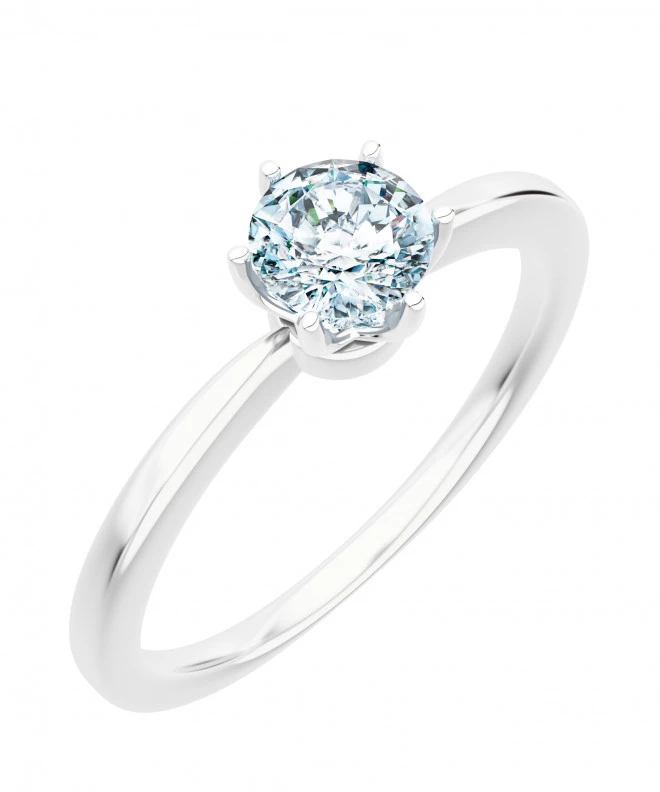 Inel Bonore - Aur Alb 585 - Diamant 0,7 ct 116214