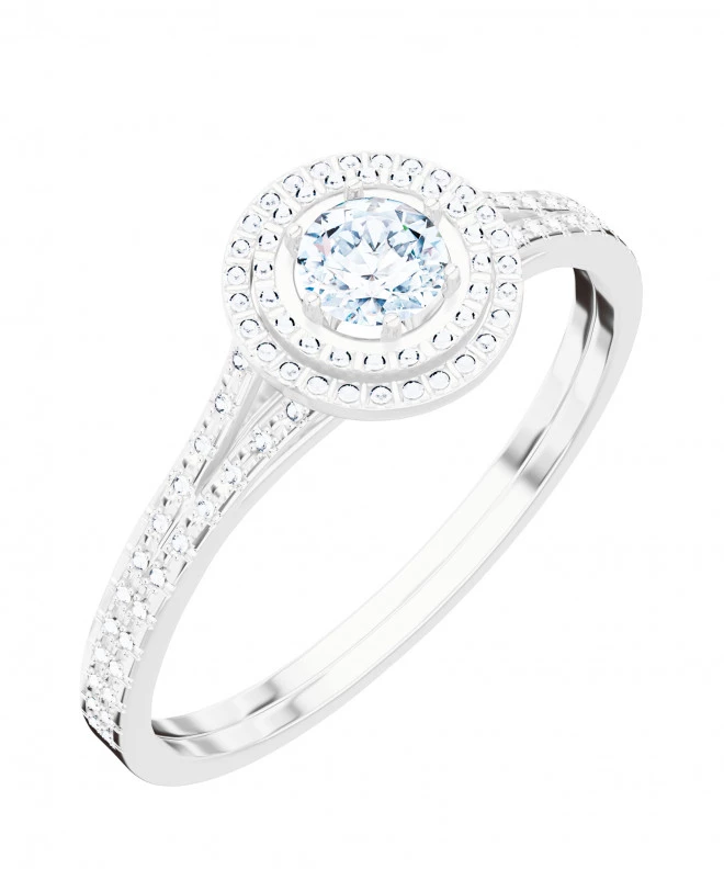Inel Bonore - Aur Alb 585 - Diamant 0,5 ct 119285