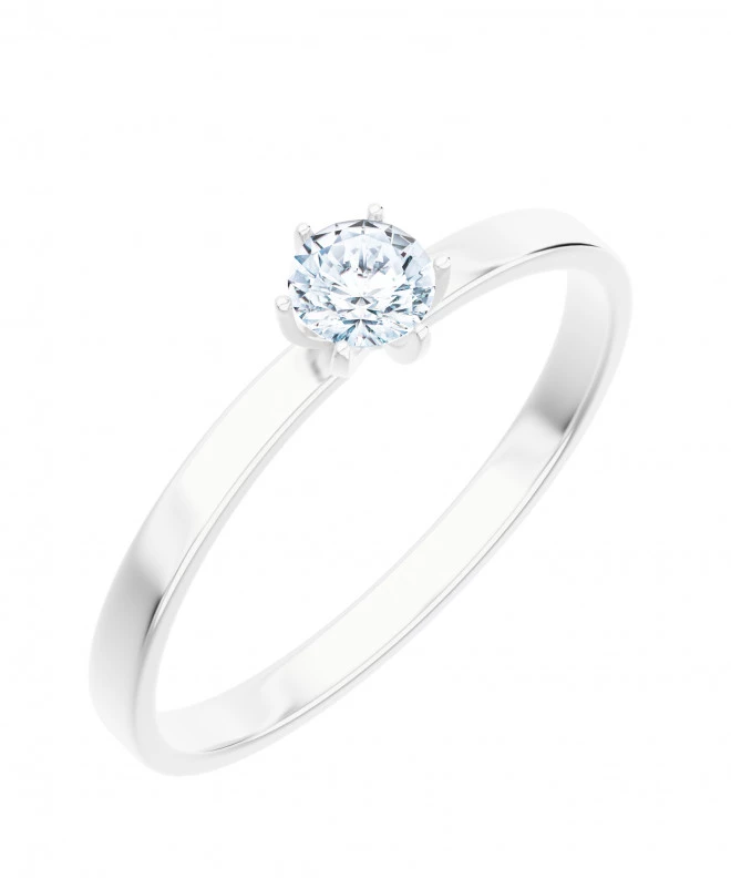 Inel Bonore - Aur Alb 585 - Diamant 0,5 ct 117235