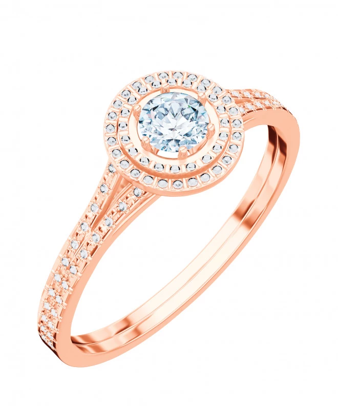 Inel Bonore - Aur Roz 585 - Diamant 0,5 ct 104767
