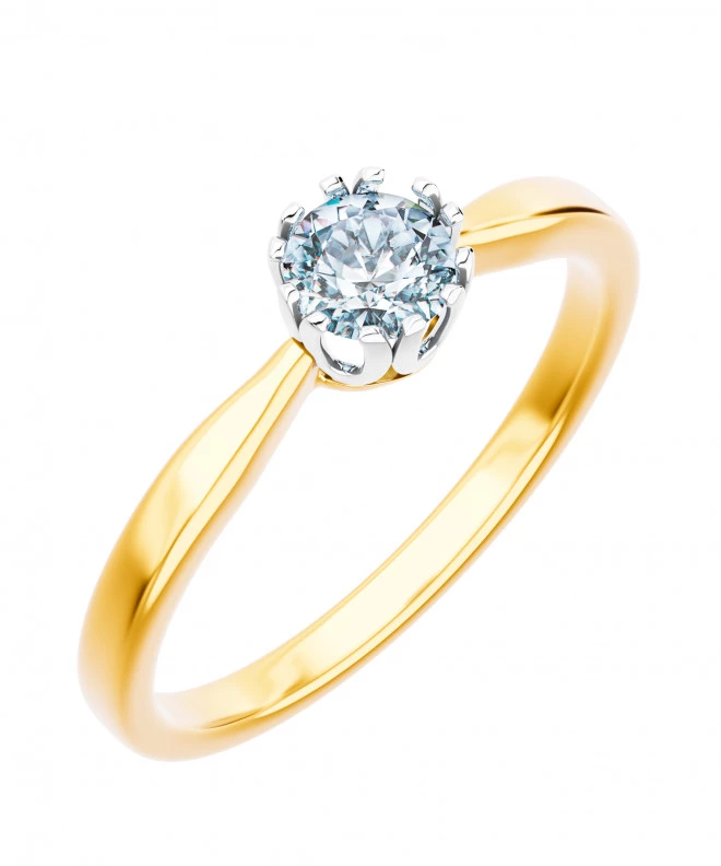 Inel Bonore - Aur 585 - Diamant 1 ct 91345