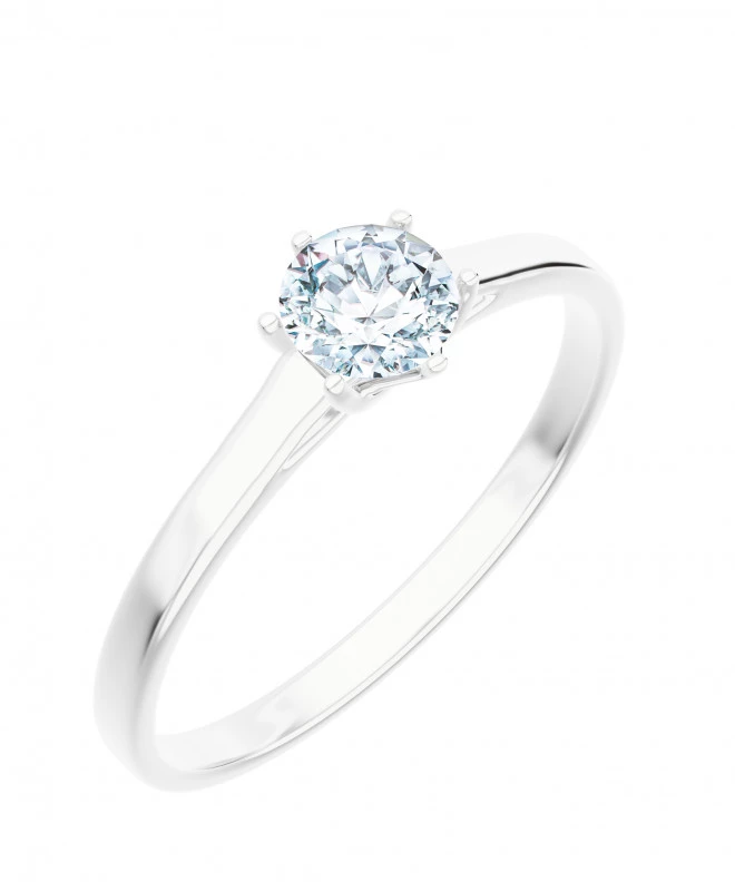 Inel Bonore - Aur Alb 585 - Diamant 1 ct 105788