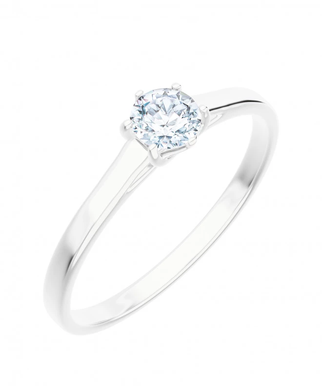 Inel Bonore - Aur Alb 585 - Diamant 0,4 ct 105787