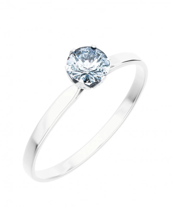 Inel Bonore - Aur Alb 585 - Diamant 1 ct 118293