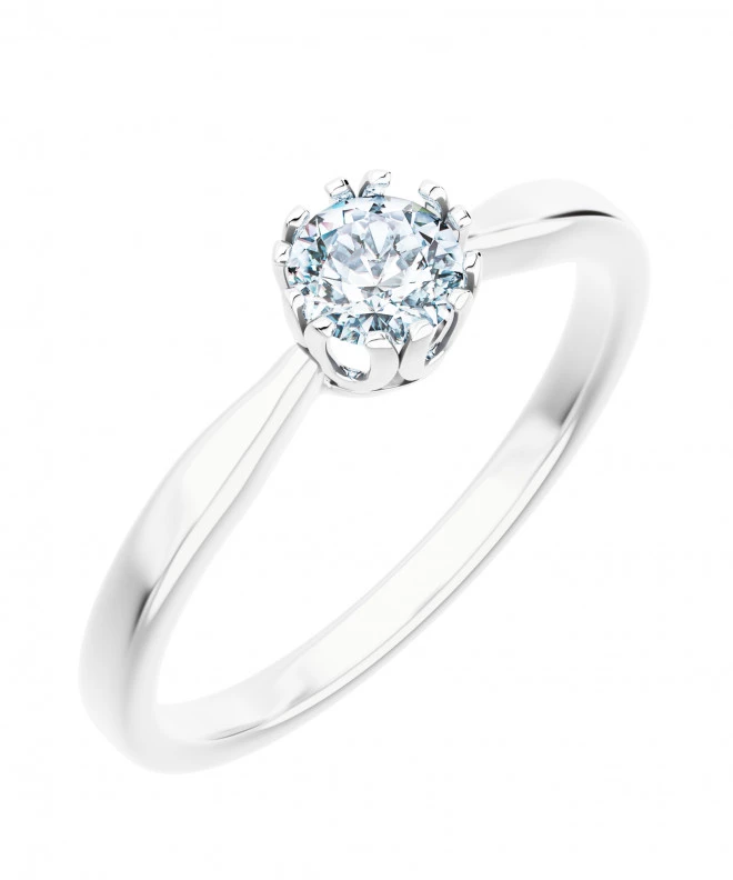 Inel Bonore - Aur Alb 585 - Diamant 1 ct 118262