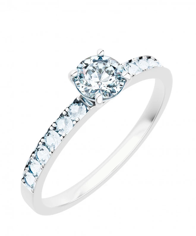 Inel Bonore - Aur Alb 585 - Diamant 0,7 ct 118291