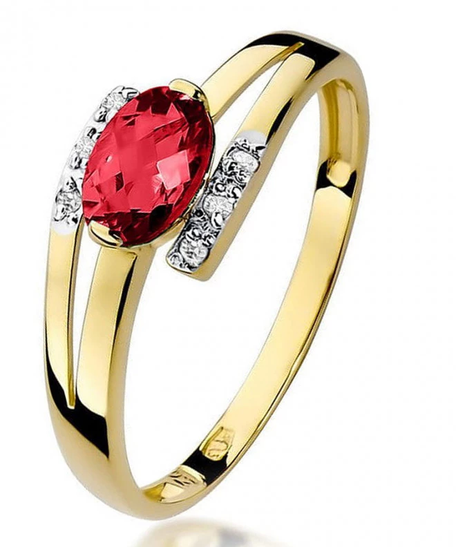 Inel Bonore - Aur 585 - Rubin 0,6 ct 95436