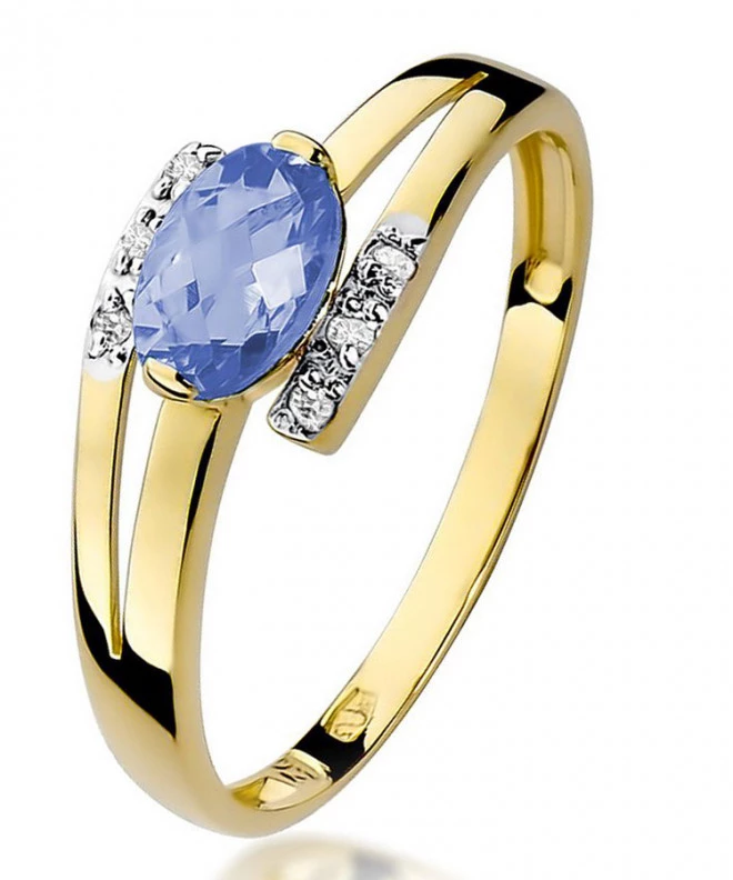 Inel Bonore - Aur 585 - Tanzanit 0,4 ct 99642