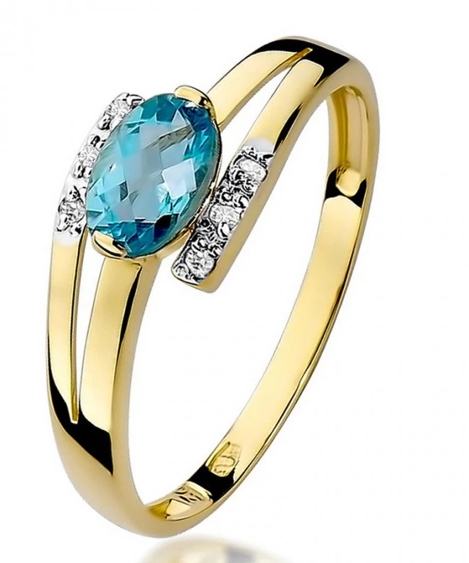 Inel Bonore - Aur 585 - Topaz 0,5 ct 101686