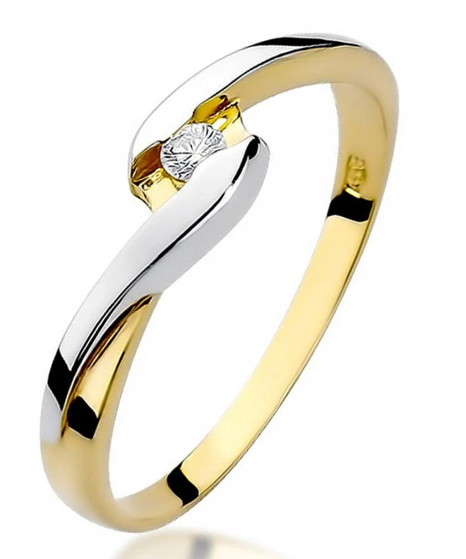 Inel Bonore - Aur 585 - Diamant 0,05 ct 81046