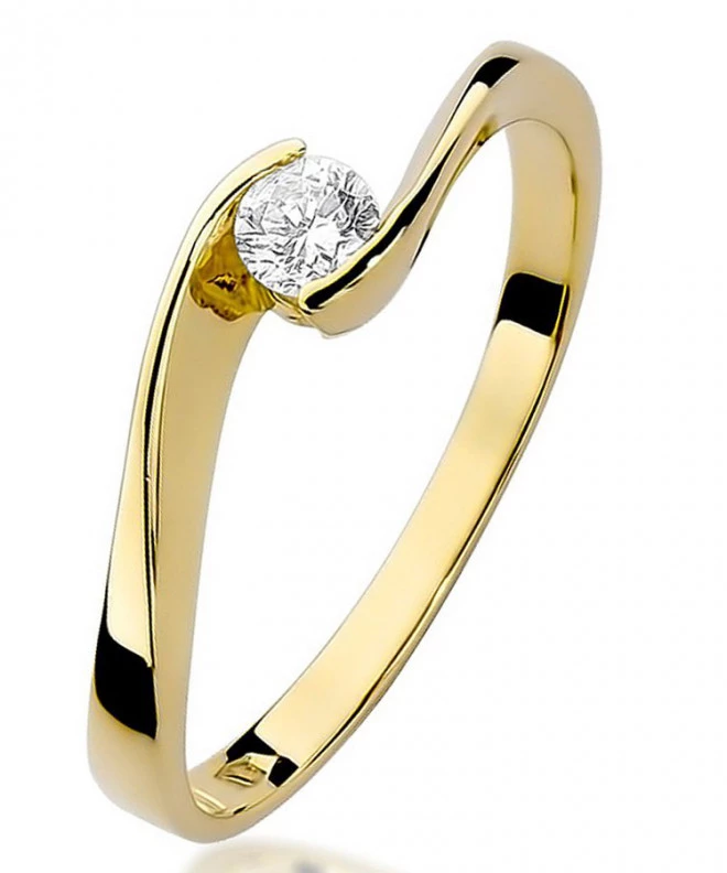 Inel Bonore - Aur 585 - Diamant 0,13 ct 85153