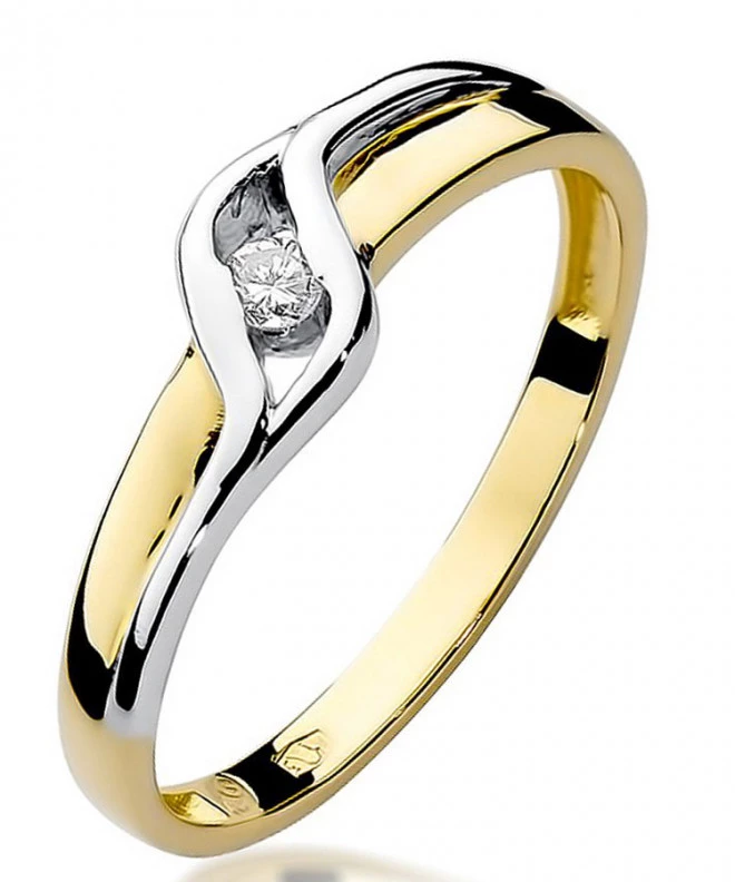 Inel Bonore - Aur 585 - Diamant 0,04 ct 81048