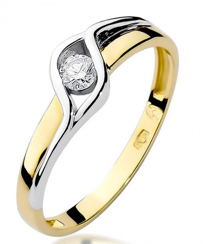 Inel Bonore - Aur 585 - Diamant 0,1 ct 83087