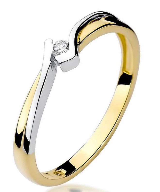 Inel Bonore - Aur 585 - Diamant 0,04 ct 81049