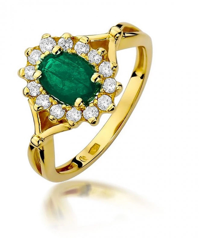 Inel Bonore - Aur 585 - Smarald 0,8 ct 98527
