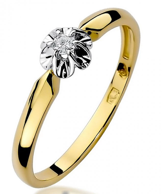 Inel Bonore - Aur 585 - Diamant 0,04 ct 81052