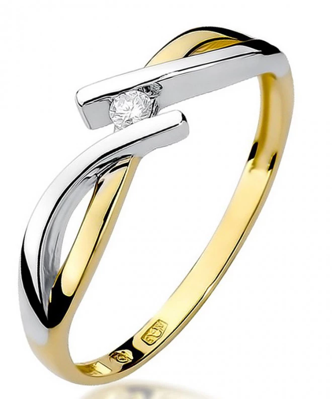 Inel Bonore - Aur 585 - Diamant 0,04 ct 81055