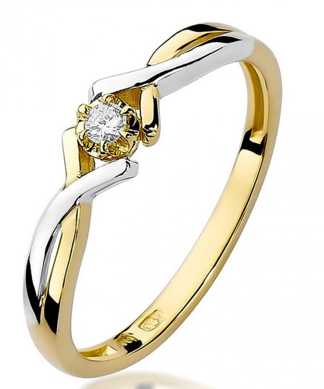 Inel Bonore - Aur 585 - Diamant 0,04 ct 81054