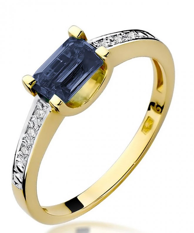Inel Bonore - Aur 585 - Safir 0,6 ct 97479