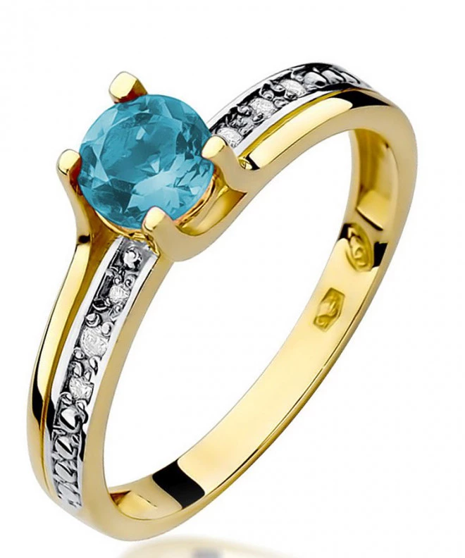 Inel Bonore - Aur 585 - Topaz 0,5 ct 101685