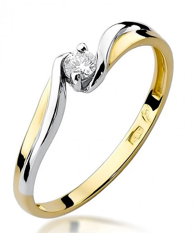 Inel Bonore - Aur 585 - Diamant 0,1 ct 83101
