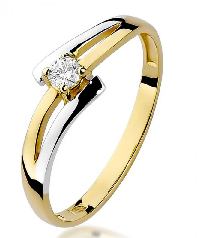Inel Bonore - Aur 585 - Diamant 0,1 ct 83099