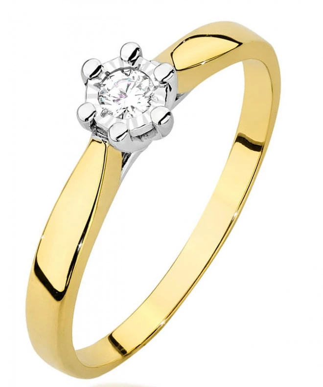 Inel Bonore - Aur 585 - Diamant 0,08 ct 83107