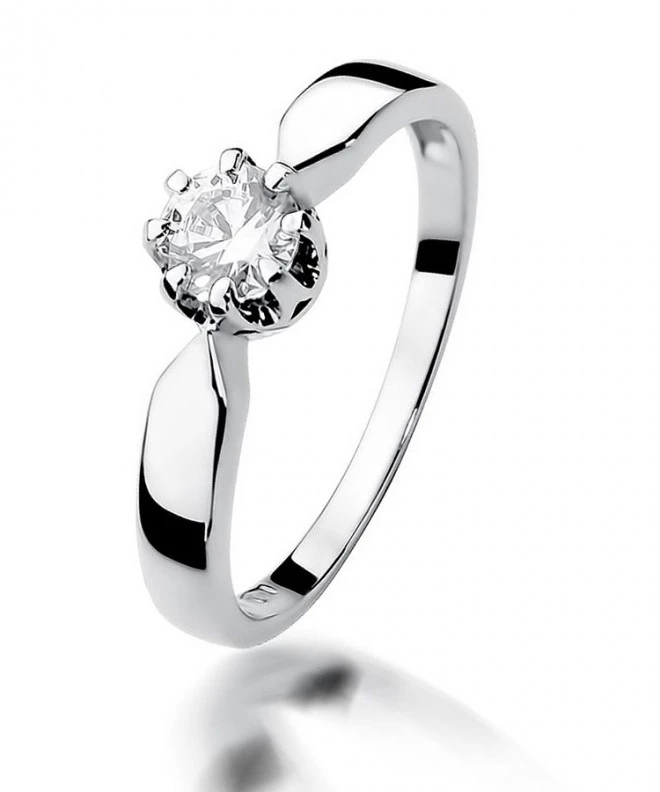 Inel Bonore - Aur Alb 585 - Diamant 0,7 ct 117251
