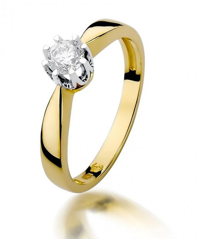 Inel Bonore - Aur 585 - Diamant 0,3 ct 89253