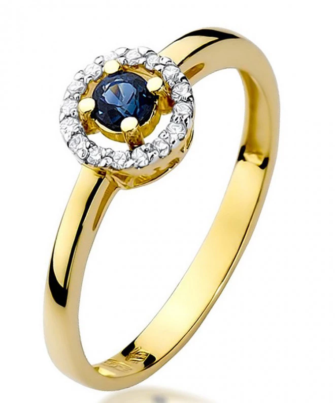 Inel Bonore - Aur 585 - Safir 0,15 ct 97486
