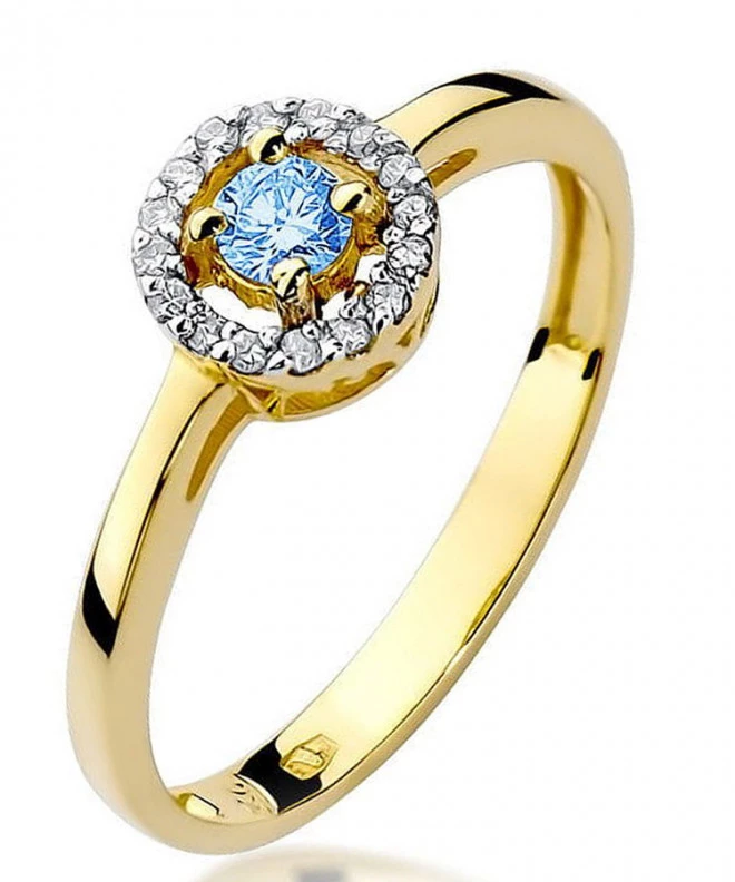 Inel Bonore - Aur 585 - Topaz 0,15 ct 101693