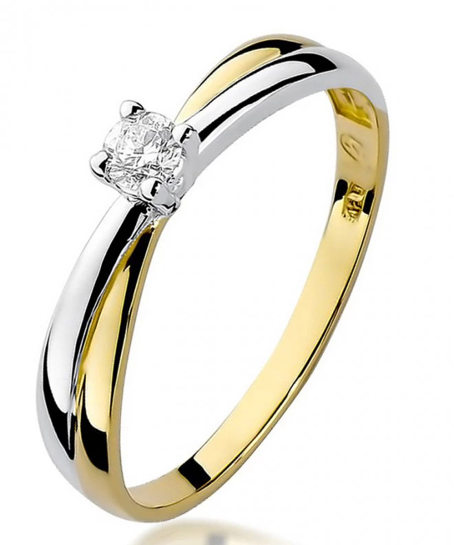 Inel Bonore - Aur 585 - Diamant 0,1 ct 83118