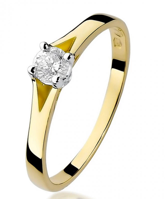 Inel Bonore - Aur 585 - Diamant 0,2 ct 86195