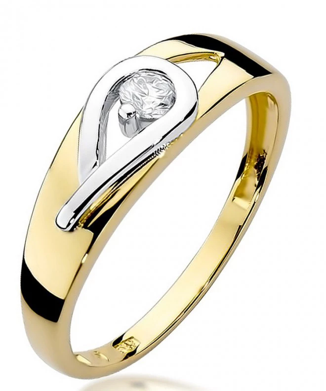 Inel Bonore - Aur 585 - Diamant 0,12 ct 85160
