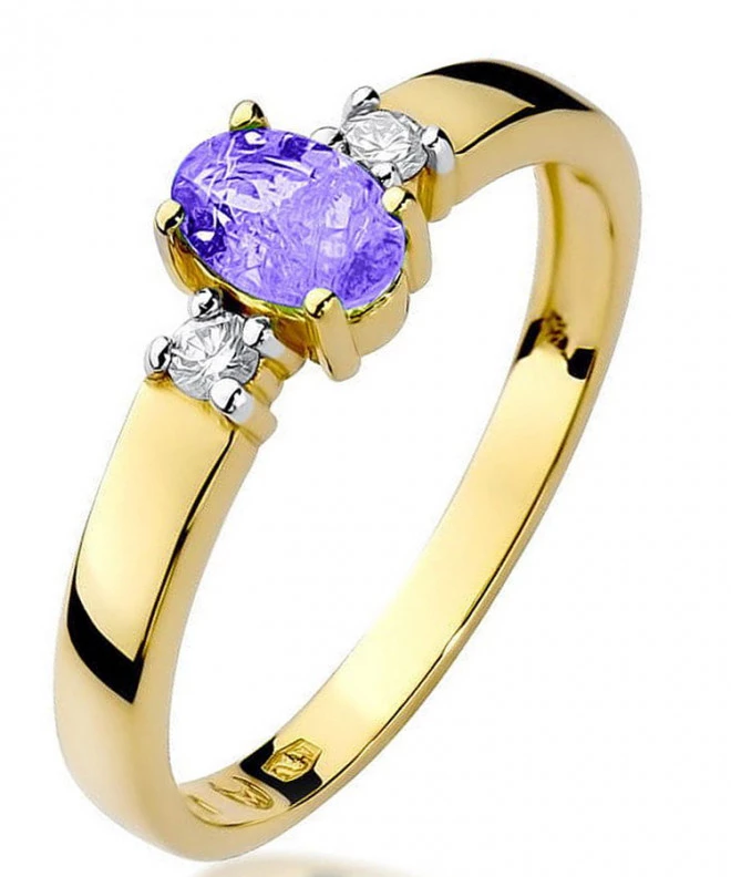 Inel Bonore - Aur 585 - Tanzanit 0,4 ct 99647