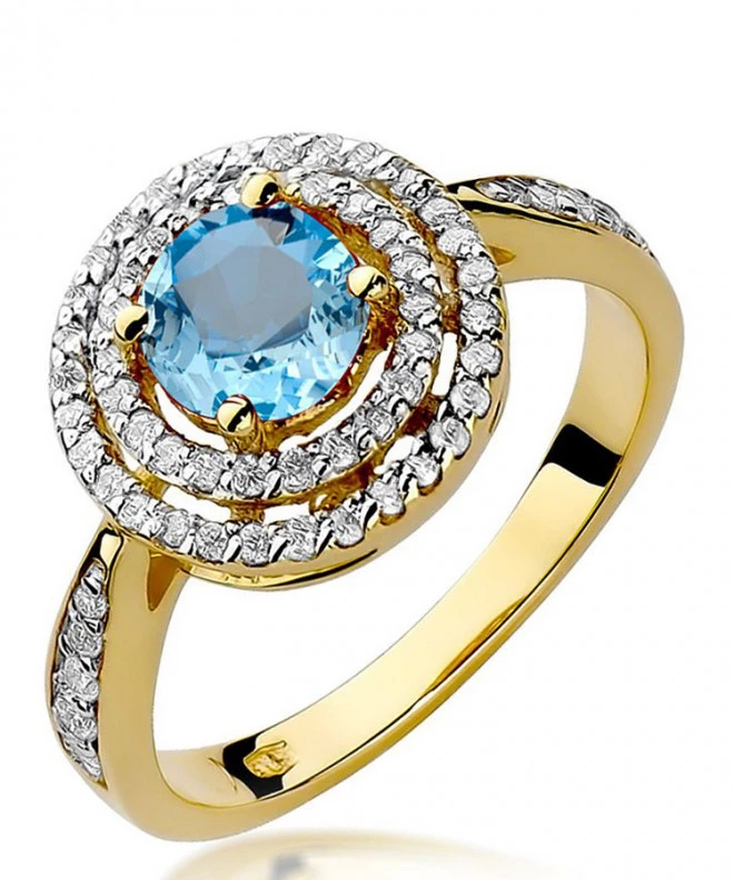 Inel Bonore - Aur 585 - Topaz 0,8 ct 101695