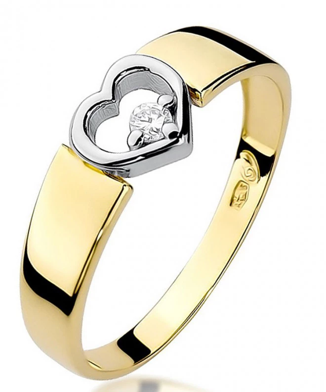 Inel Bonore - Aur 585 - Diamant 0,04 ct 81061