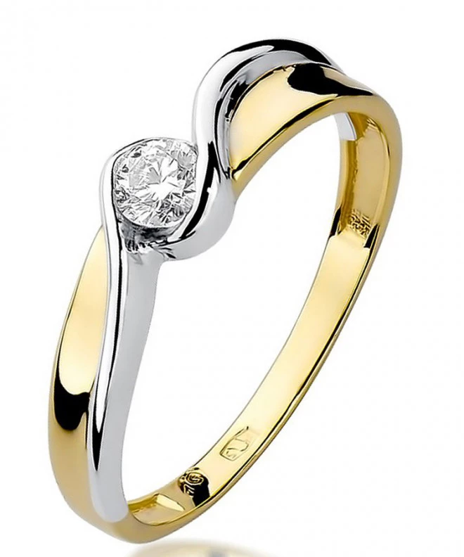 Inel Bonore - Aur 585 - Diamant 0,15 ct 85167