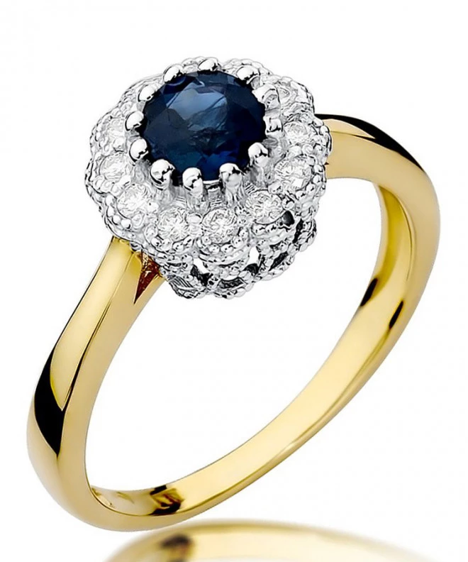 Inel Bonore - Aur 585 - Safir 0,5 ct 97490