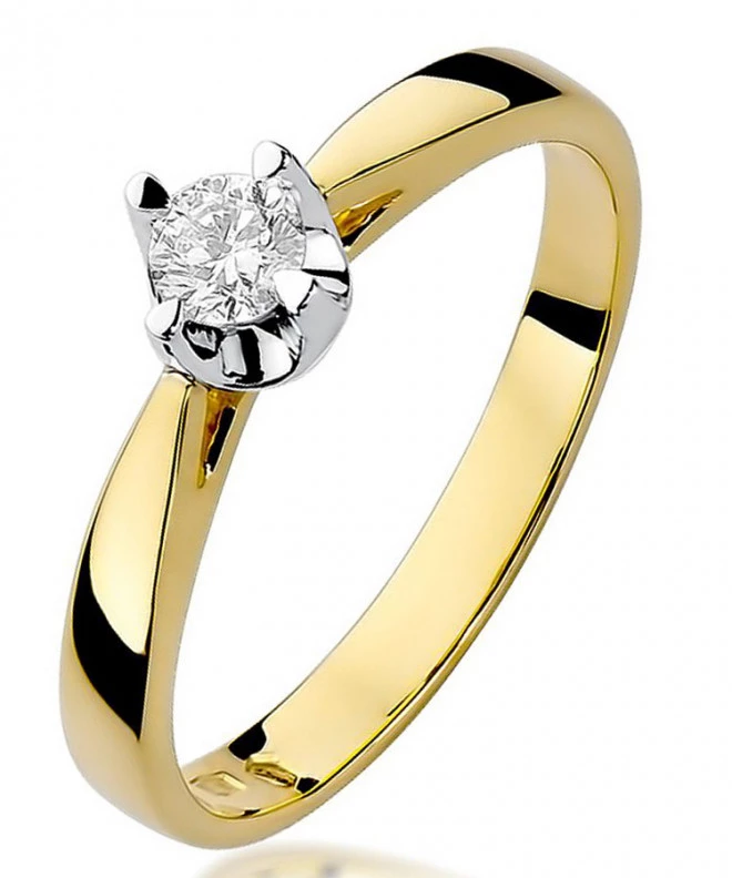 Inel Bonore - Aur 585 - Diamant 0,2 ct 87196