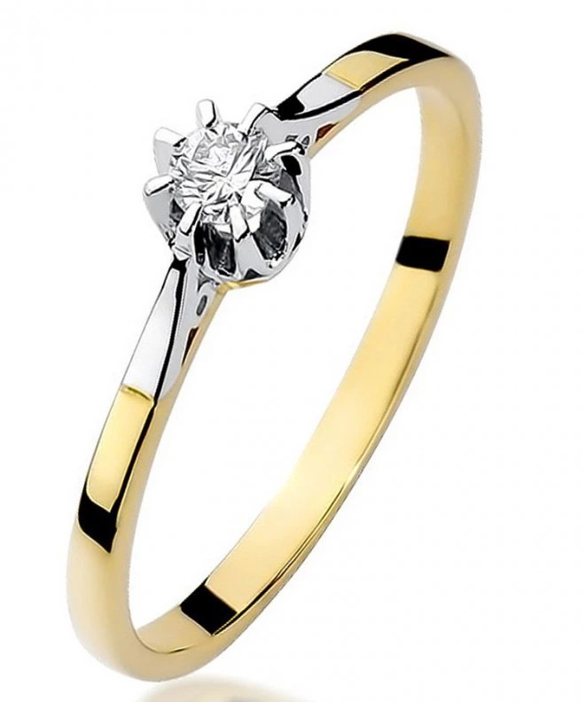 Inel Bonore - Aur 585 - Diamant 0,1 ct 83097