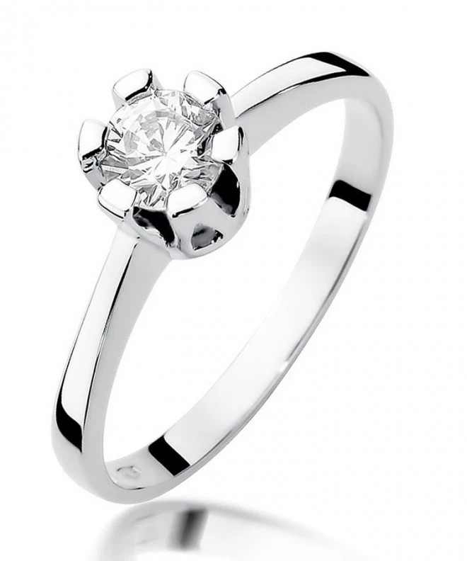 Inel Bonore - Aur Alb 585 - Diamant 0,7 ct 117253