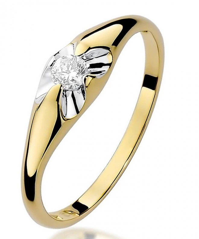 Inel Bonore - Aur 585 - Diamant 0,1 ct 84127
