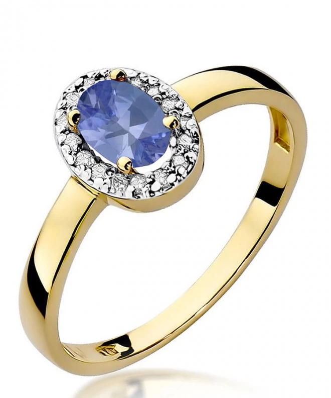 Inel Bonore - Aur 585 - Tanzanit 0,4 ct 100643