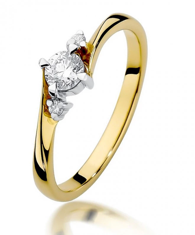 Inel Bonore - Aur 585 - Diamant 0,25 ct 89264