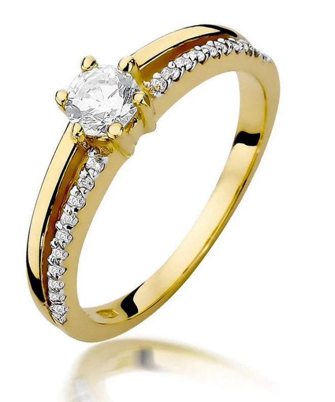 Inel Bonore - Aur 585 - Diamant 0,3 ct 89284
