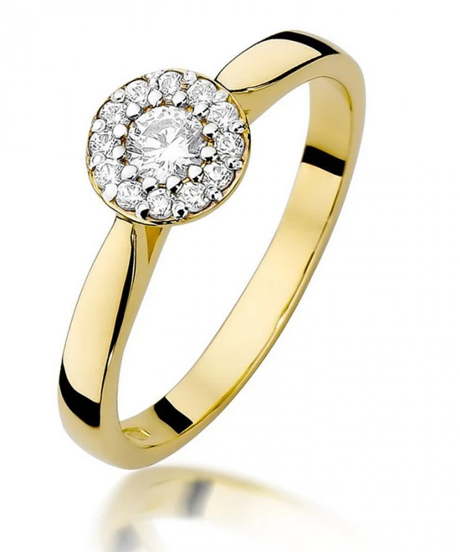 Inel Bonore - Aur 585 - Diamant 0,12 ct 88229