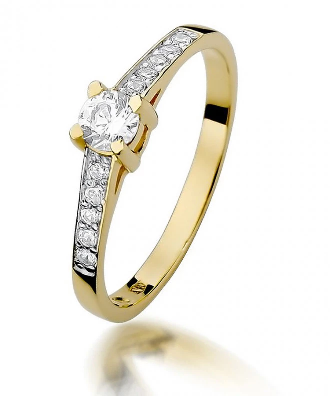 Inel Bonore - Aur 585 - Diamant 0,3 ct 90303