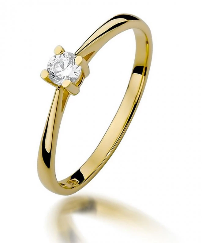 Inel Bonore - Aur 585 - Diamant 0,15 ct 86169